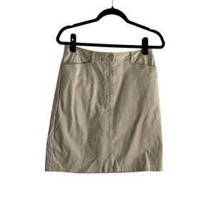 Liz Claiborne Beige A-Line Skirt